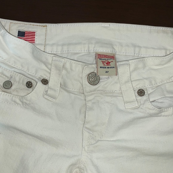 True Religion Billy women’s white denim jeans, size US 27 - Picture 1 of 10